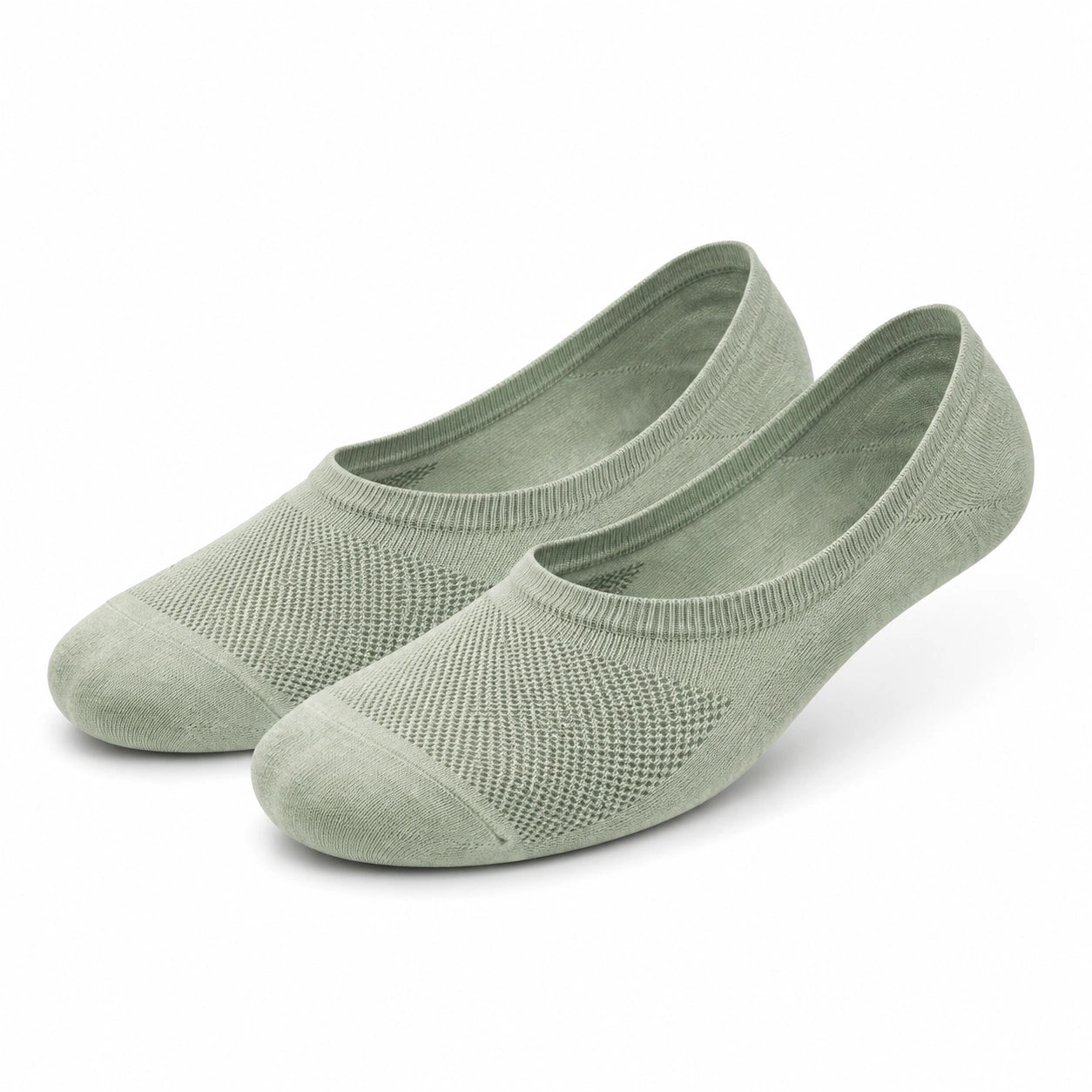 Calzini ballerina 35-38 in maglia verde salvia traspiranti
