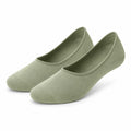 Calze fantasmino 39-42 in tessuto elasticizzato verde salvia - basse per scarpe
