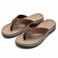 Infradito uomo 38/39 marrone e beige con tomaia sintetica - casual estive