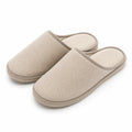 Pantofole da casa 42/43 in tessuto beige con suola sintetica